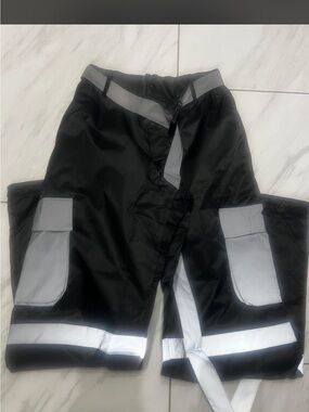 EDC rave Emo punk techno black small pants
